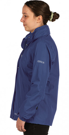 outdoorjas Carrie dames polyester donkerblauw mt 42