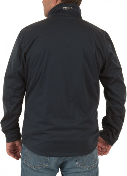 outdoorjas Dario heren polyester antraciet mt S