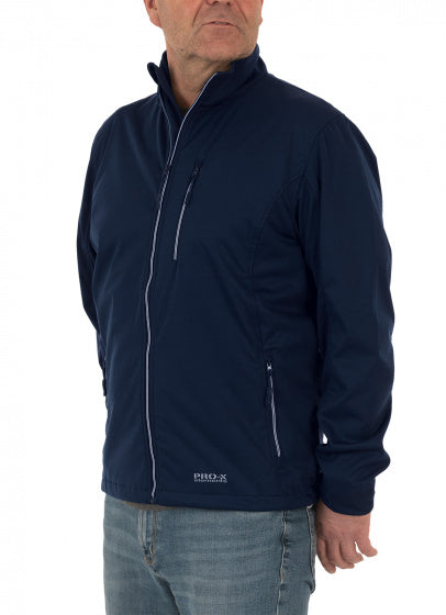 Pro-x elements Outdoorjas Dario heren polyester marineblauw mt 3XL