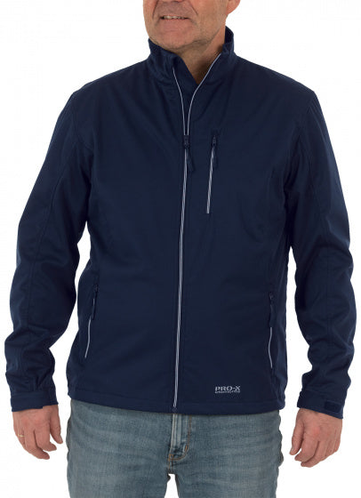 outdoorjas Dario heren polyester marineblauw mt M