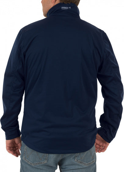 outdoorjas Dario heren polyester marineblauw mt M