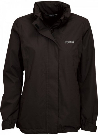 outdoorjas Eliza dames polyester zwart maat 48