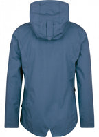 outdoorjas Hedda dames polykatoen blauw maat 36