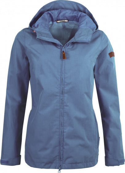 outdoorjas Hedda dames polykatoen blauw maat 46
