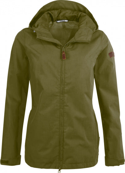 outdoorjas Hedda dames polykatoen groen maat 40