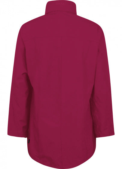 outdoorjas Jenna dames polyester fuchsia maat 34