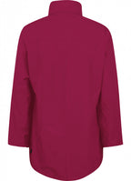 outdoorjas Jenna dames polyester fuchsia maat 56