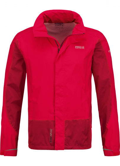 outdoorjas Lennard heren polyamide rood mt L