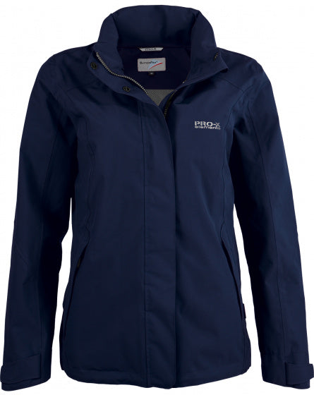 outdoorjas Sky dames polyester marineblauw maat 46