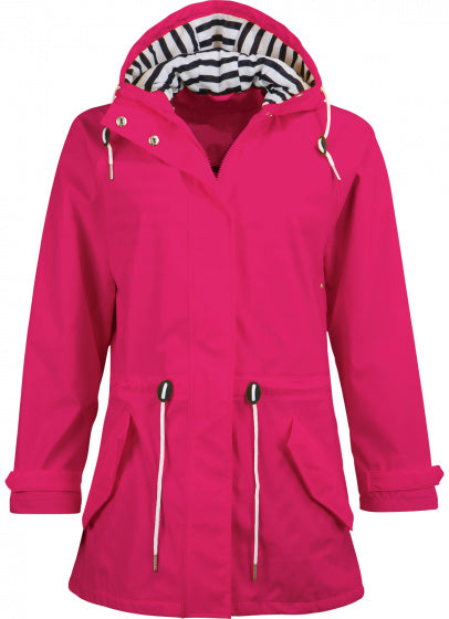 regenjas dames polyester/polyurethaan roze mt 36