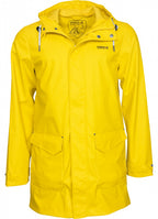regenjas heren polyester/polyurethaan geel mt XXS