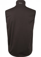 softshellvest Mateo heren polyester antraciet mt XXL