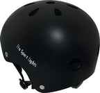 fietshelm junior polystyreen zwart maat s