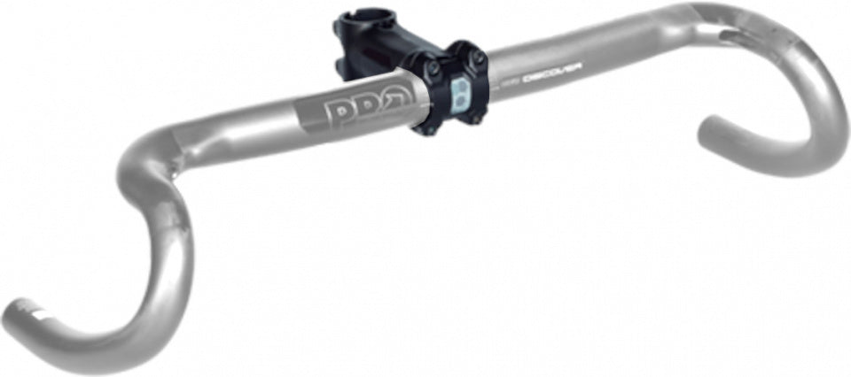 stuurpen Discover 31,8/70 mm aluminium zwart