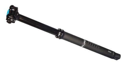 zadelpen Koryak Dropperpost 31,6 x 400 mm aluminium zwart