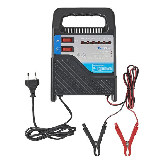 Proplus Acculader 6/12 Volt 8 Ampère 15-120 Ah zwart