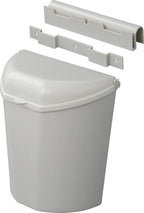 Proplus Afvalbak met deksel 6 liter 29,5 cm lichtgrijs