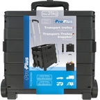 Proplus Bagagetrolley met inklapbare krat 40 liter 25 kg zwart