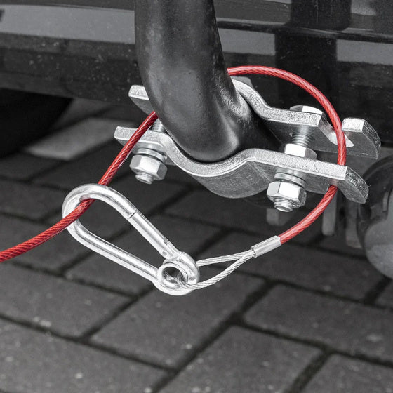 Proplus Breekkabel voor oplooprem 100 cm rood met gaffel
