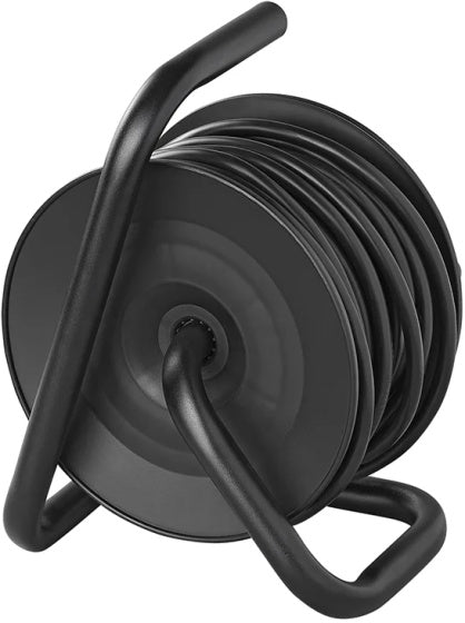 Proplus Kabelhaspel Schuko VV 4-weg 15 meter 3x1,5mm² zwart