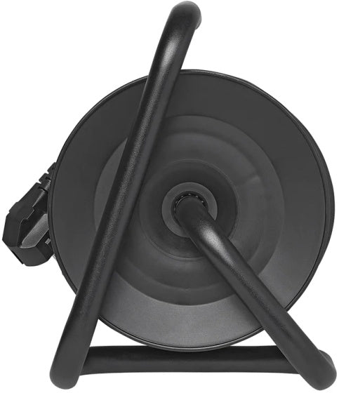 Proplus Kabelhaspel Schuko VV 4-weg 15 meter 3x1,5mm² zwart