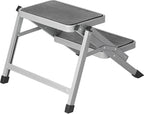 Proplus Opstapje vouwbaar 2 treden 59,5 x 49 x 39 cm grijs