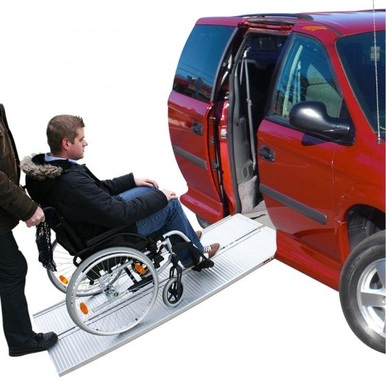 Proplus Vouwbare oprijplaat aluminium rolstoel 122 x 73 cm 270 kg