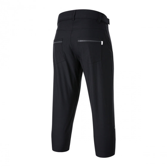 fietsbroek 7/8 P-Valley dames polyester zwart mt 42
