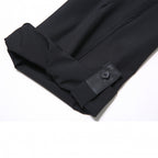 fietsbroek 7/8 P-Valley dames polyester zwart mt 46