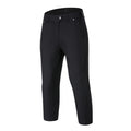 fietsbroek 7/8 P-Valley dames polyester zwart mt 40