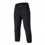 fietsbroek 7/8 P-Valley dames polyester zwart mt 40