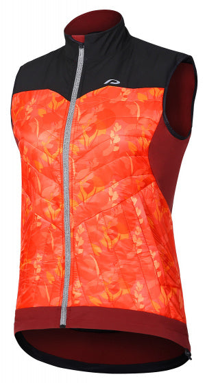 Protective Bodywarmer P-Painted Bird dames polyester rood mt 36