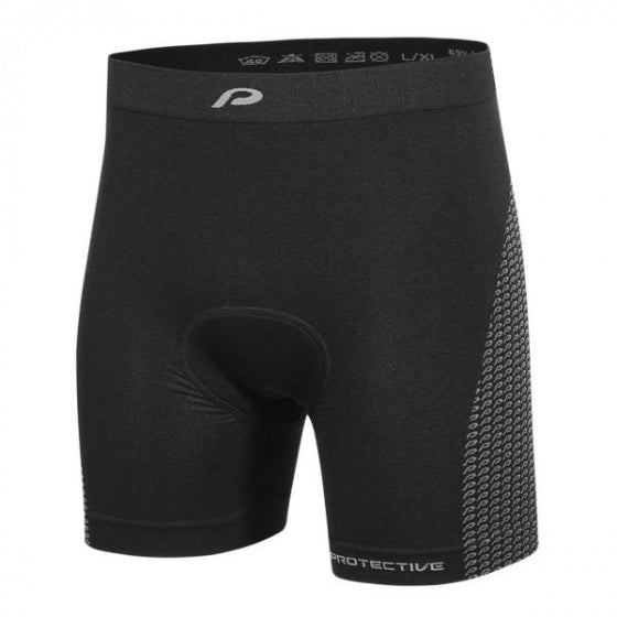 fietsbroek P-Beyond heren polyamide zwart maat L/XL