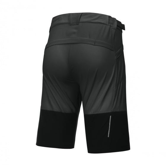 fietsbroek P-bounce heren polyester antraciet maat S