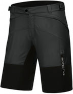 fietsbroek P-bounce heren polyester antraciet maat 4XL