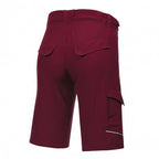 fietsbroek P-Deer Dance heren polyester rood maat M