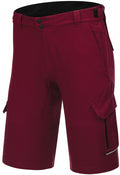 fietsbroek P-Deer Dance heren polyester rood maat M