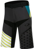 fietsbroek P-Meteor heren polyester/elastaan grijs maat M