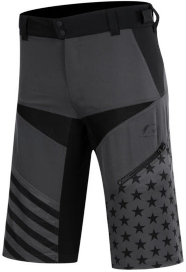 fietsbroek P-Meteor heren polyester/elastaan zwart maat 4XL