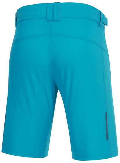 fietsbroek P-Valley dames polyester aqua maat 38