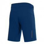 fietsbroek P-Valley dames polyester donkerblauw mt 36