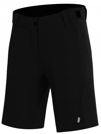fietsbroek P-Valley dames polyester zwart maat 36