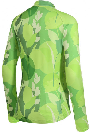 fietsjack P-Candy dames polyester groen mt 40