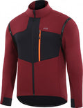 fietsjack P-Fix Me softshell dames donkerrood maat 4XL