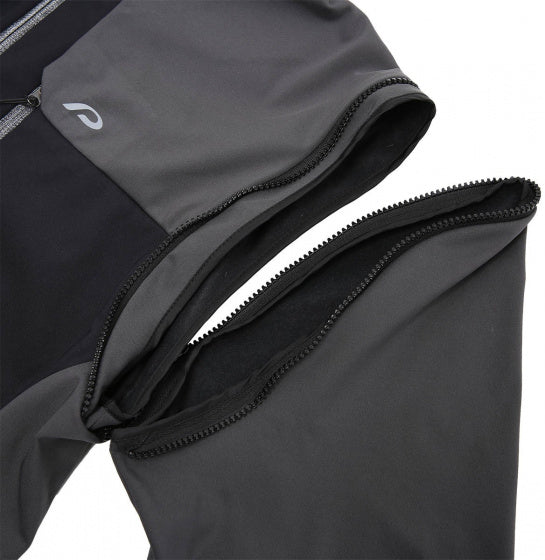 fietsjack P-Fix Me softshell dames grijs maat S