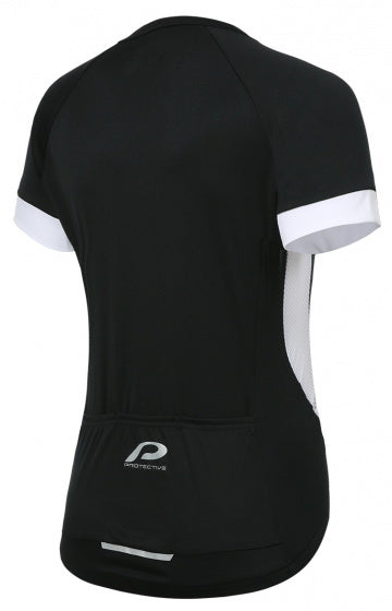 fietsshirt P-Heart dames polyester zwart maat 36