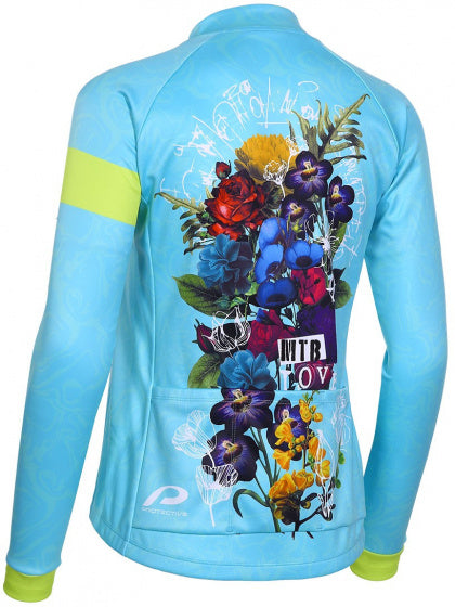 fietsjack P-New Rose dames polyester lichtblauw mt 46