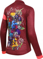 fietsjack P-New Rose dames polyester rood mt 46