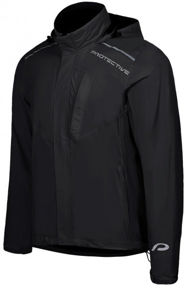 fietsjack P-Rain II heren polyamide zwart maat 5XL