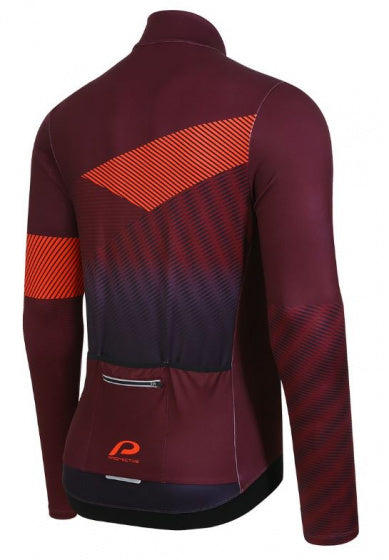 fietsjack P-straight heren polyester rood maat 5XL